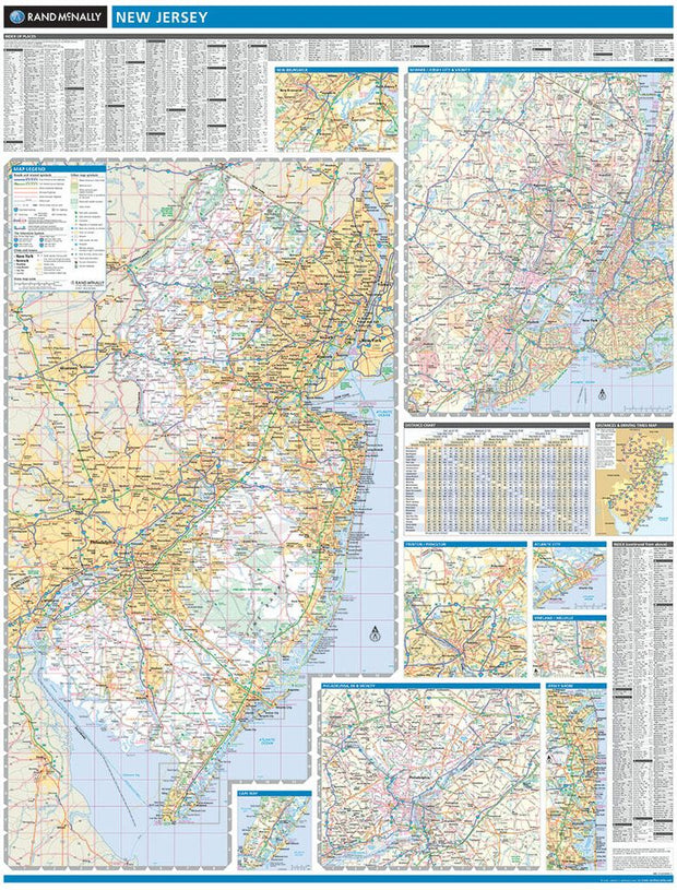 New Jersey by Rand McNally