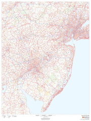 New Jersey Zip Code Map