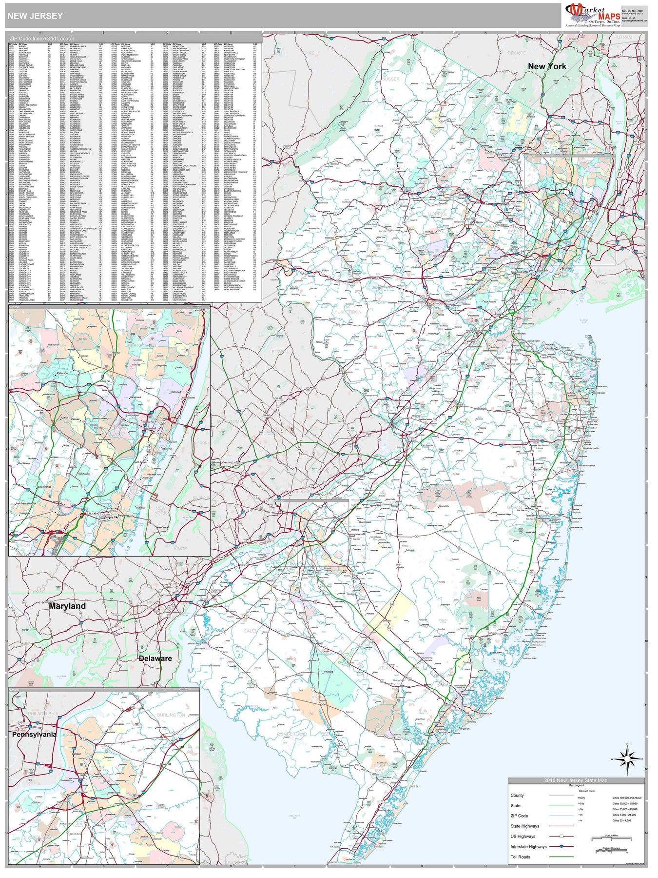 Nj Interactive Map Map Of New Jersey By Zip Code Trenton New Jersey 5 Digit Zip Code Maps