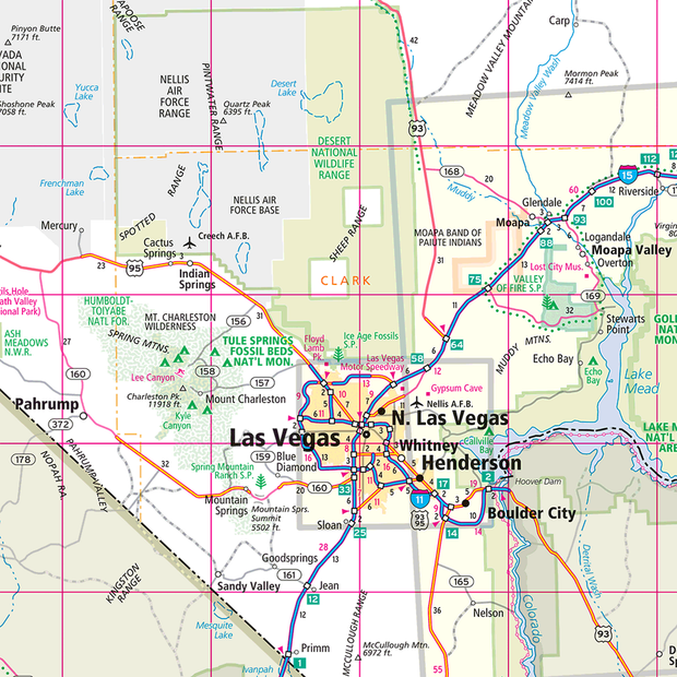 Nevada by Rand McNally