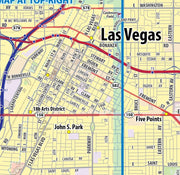 Las Vegas Metro Area Wall Map