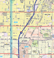 Las Vegas Metro Area Wall Map