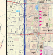 Las Vegas Metro Area Wall Map