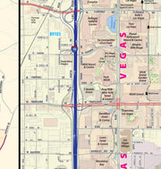 Las Vegas Metro Area Wall Map