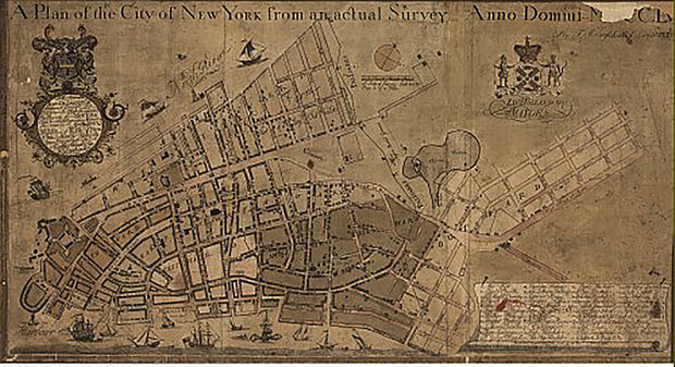 A plan of the city of New York from an actual survey by F. Maerschalck, 1776