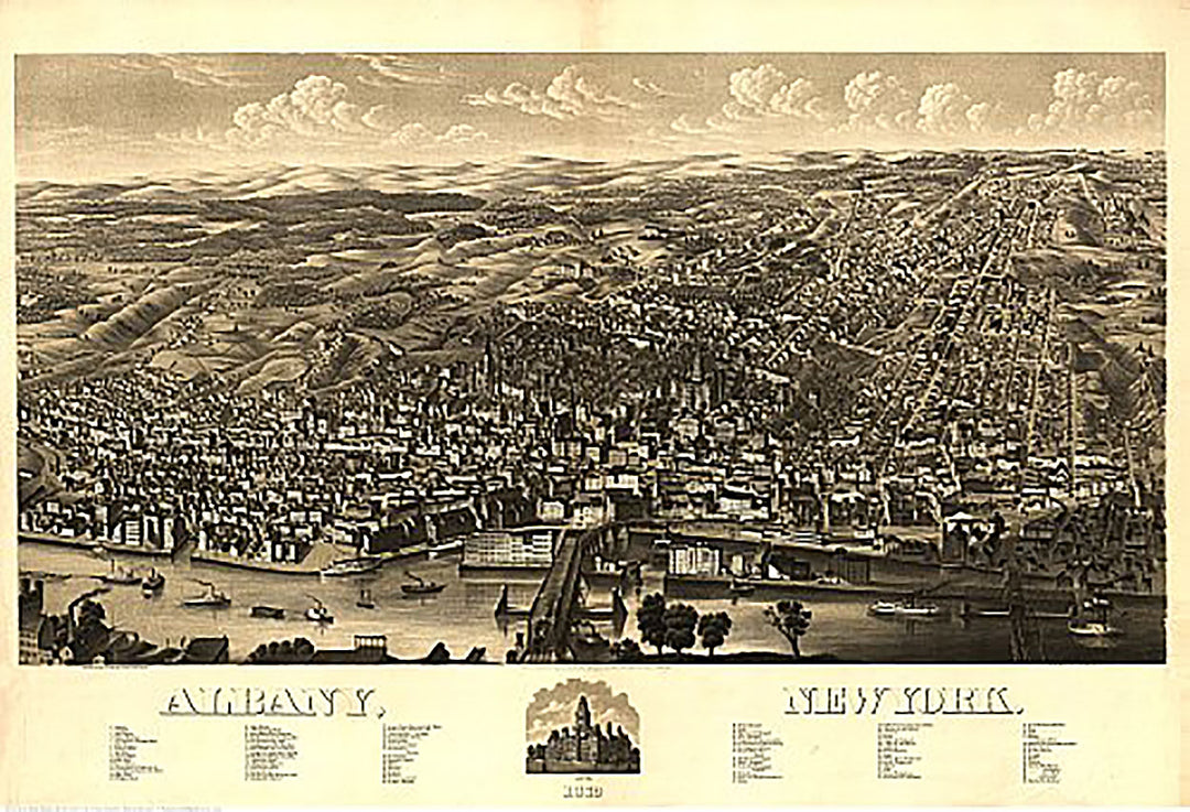 Albany, New York by Beck &amp; Pauli, 1879