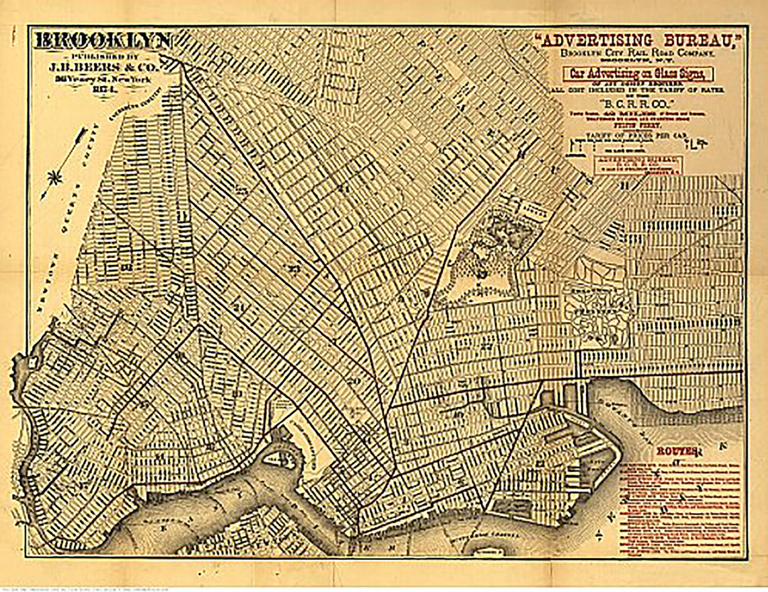 Brooklyn by J.B. Beers &amp; Co, 1874