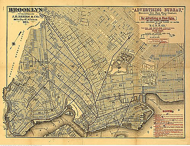 Brooklyn by J.B. Beers & Co, 1874