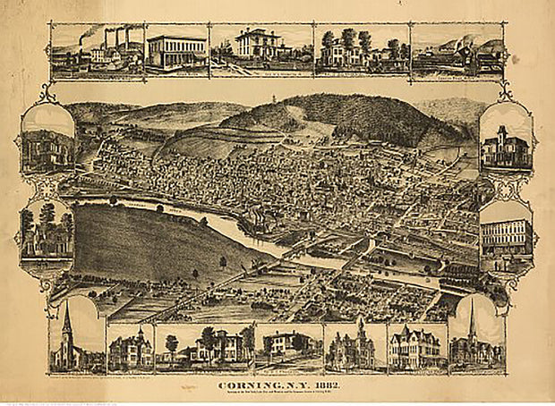 Corning, New York, 1882