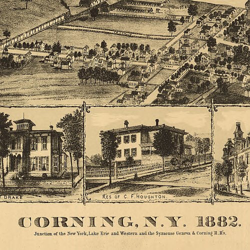 Corning, New York, 1882