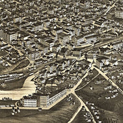 Bird's eye view of the village of Jamestown, New York. Drawn by H. Brosius & A. F. Poole, 1882