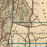 Map of the rail-roads of the state of New York, 1857