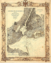 New York City and Environs, 1860