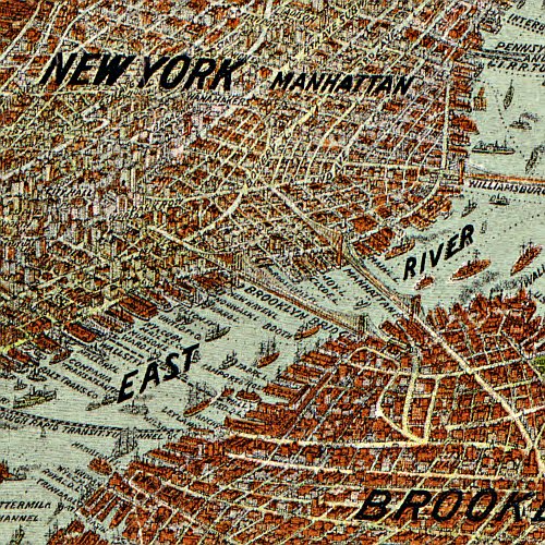 Panoramic view of New York City and vicinity, 1912