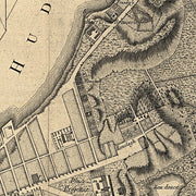 Plan de New-York et des environs, levé par Montrésor, ingénieur en 1775