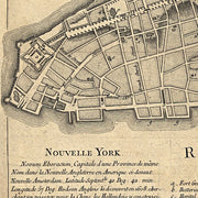 Plan de New-York et des environs, levé par Montrésor, ingénieur en 1775