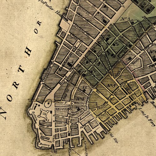 Plan of the city of New York, 1789