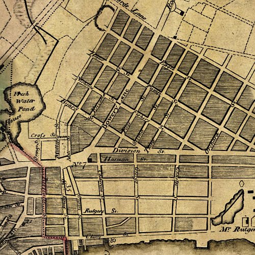 Plan of the city of New York, 1789