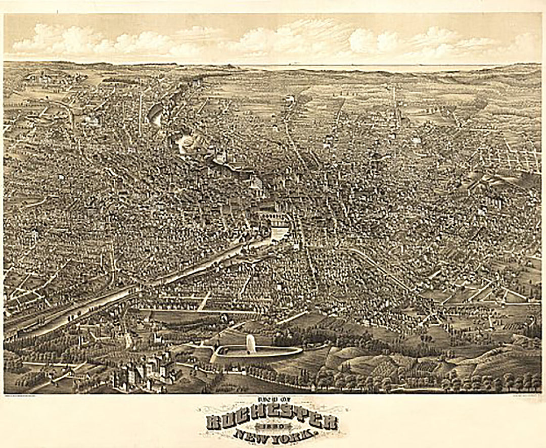 Rochester, New York by Beck &amp; Pauli, 1880