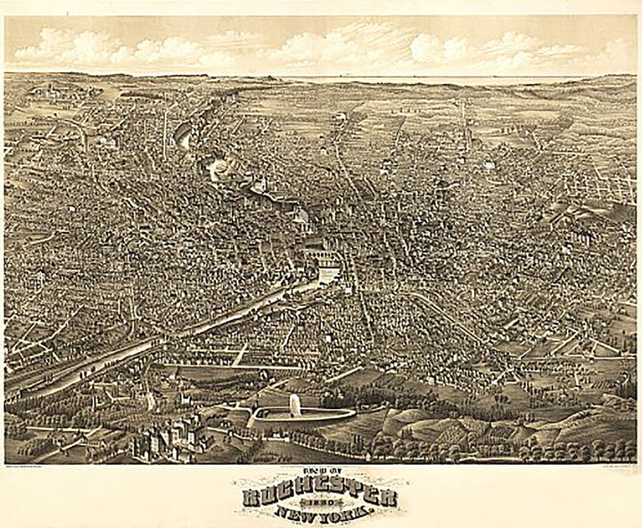 Rochester, New York by Beck &amp; Pauli, 1880