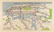 Routes of the Interborough Rapid Transit Company, 1924