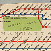 Routes of the Interborough Rapid Transit Company, 1924