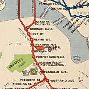 Routes of the Interborough Rapid Transit Company, 1924