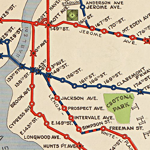 Routes of the Interborough Rapid Transit Company, 1924