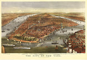 The City of New York by Currier & Ives, 1870