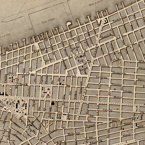 Topographical map of the city and county of New-York, and the adjacent country, 1836