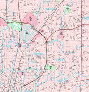 Premium Style Wall Map of Buffalo, NY by Market Maps
