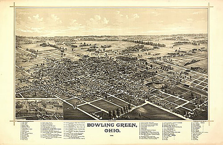 Bowling Green, Ohio by Burleigh &amp; Norris, 1888