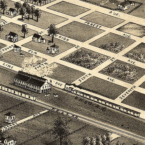Bowling Green, Ohio by Burleigh &amp; Norris, 1888