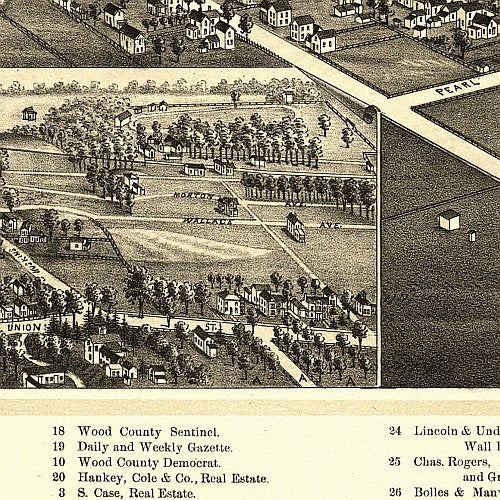 Bowling Green, Ohio by Burleigh &amp; Norris, 1888