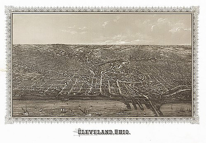 Cleveland, Ohio by C. H. Vogt &amp; Son, 1887