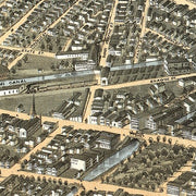 Dayton, Ohio by A. Ruger, 1870