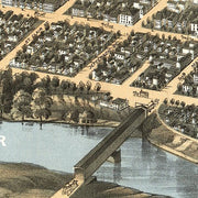 Dayton, Ohio by A. Ruger, 1870
