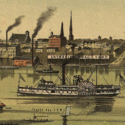 Toledo, Ohio by A. Ruger, 1876