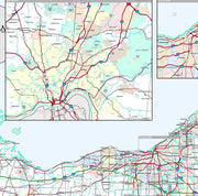 Premium Style Wall Map of Ohio by Market Maps