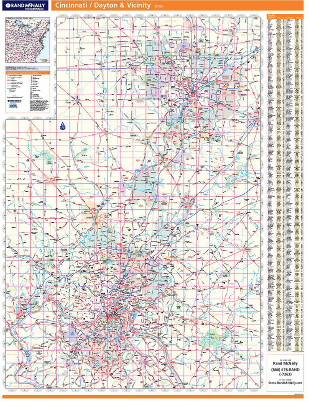Cincinnati - Dayton Regional by Rand McNally