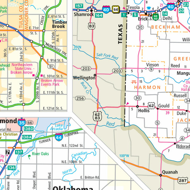 Oklahoma by Rand McNally