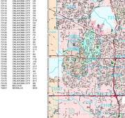 Premium Style Wall Map of Oklahoma City, OK by Market Maps