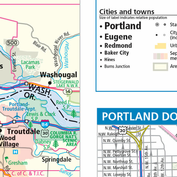 Oregon by Rand McNally