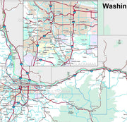 Premium Style Wall Map of Oregon by Market Maps
