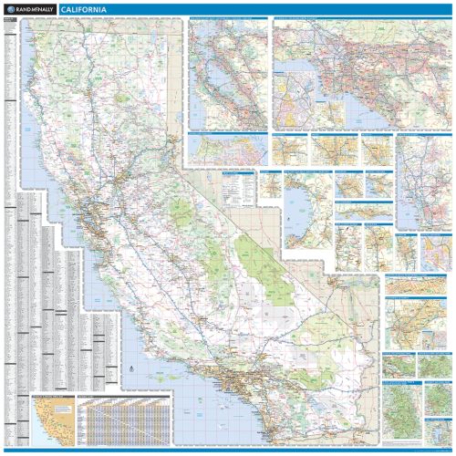 Distance Map California California Mileage Map