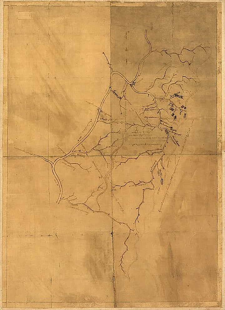Fort Pitt annotated by George Washington, 1780