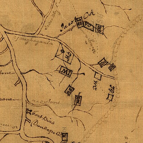 Fort Pitt annotated by George Washington, 1780