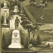 Gettysburg, Pennsylvania by T. M. Fowler and A. E. Downs, 1888