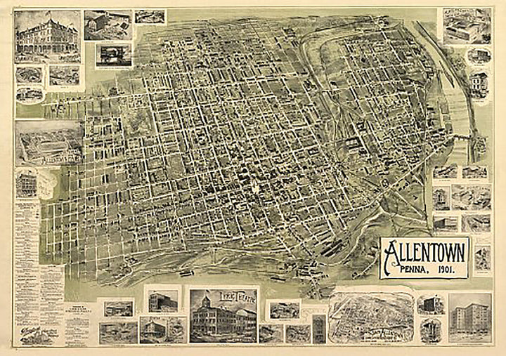 Allentown, Pennsylvania by Landis &amp; Alsop, 1901