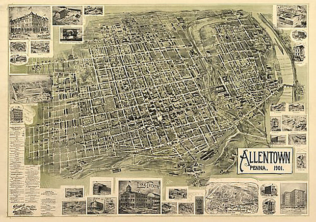 Allentown, Pennsylvania by Landis & Alsop, 1901